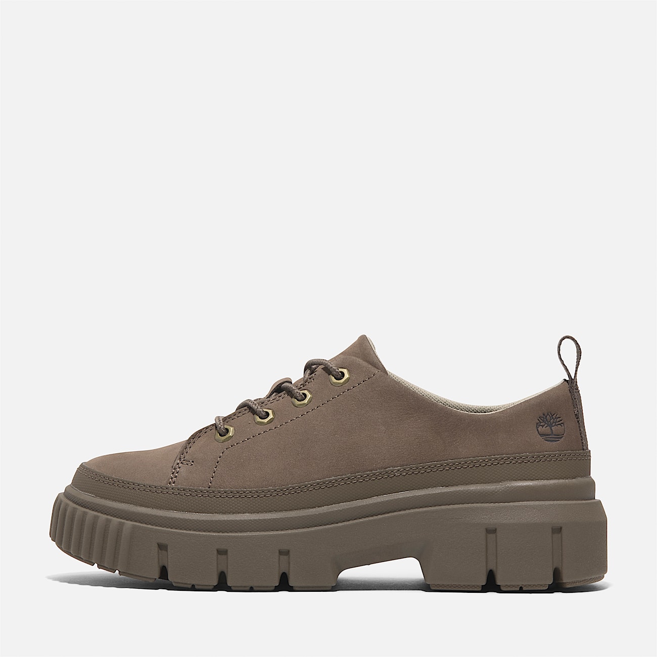 Field Schuh zum Schnuren fur Damen in Dunkelbeige
