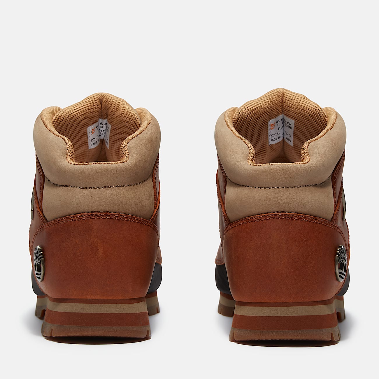 Mens orange timberland boots clearance