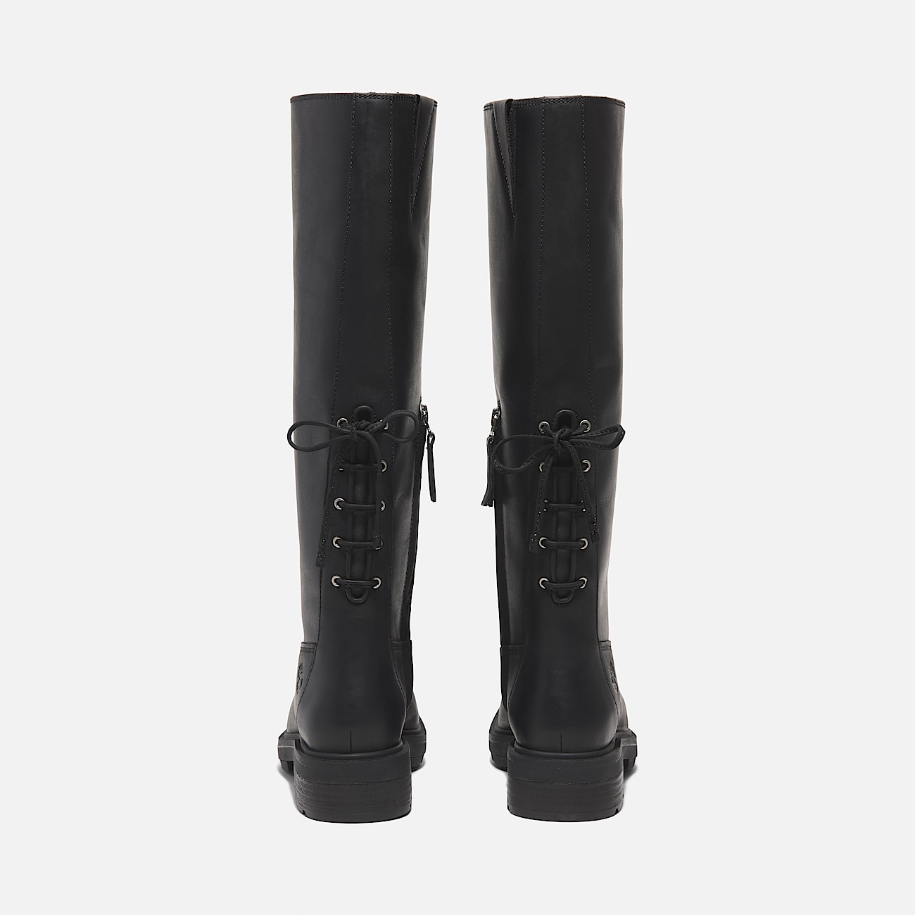 Black zip up boots best sale