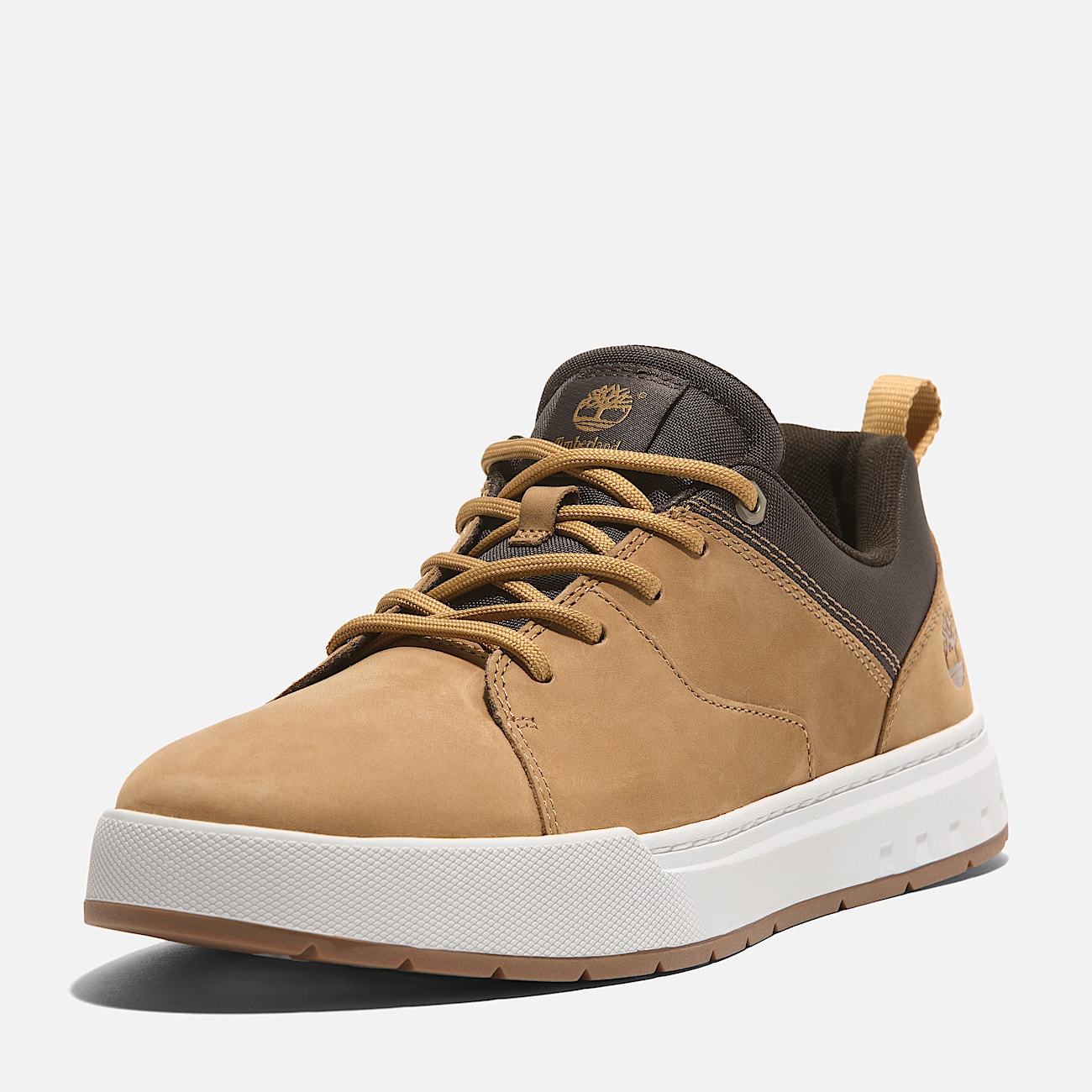 Maple Grove Low Lace Up Trainer for Men in Yellow