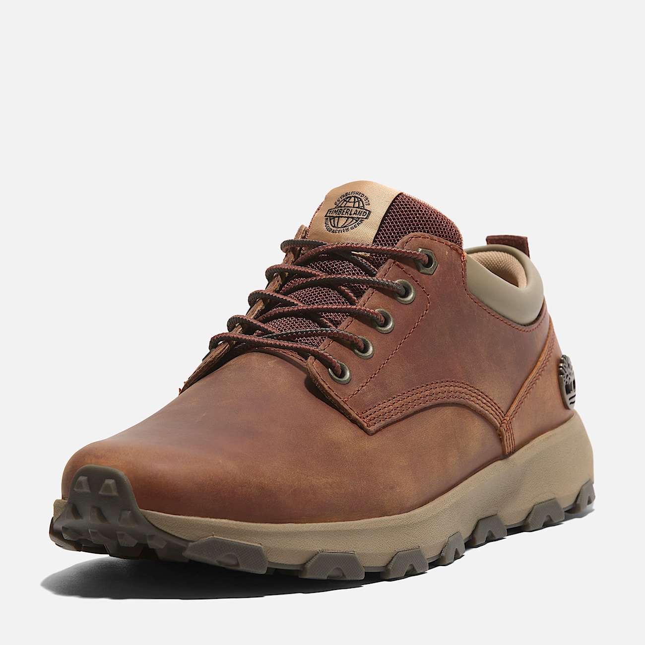 Basket basse a lacets Winsor Park pour homme en orange