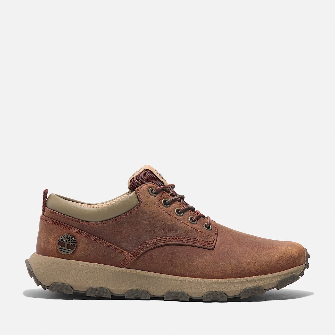 Winsor Park Low Lace Up Trainer for Men in Orange