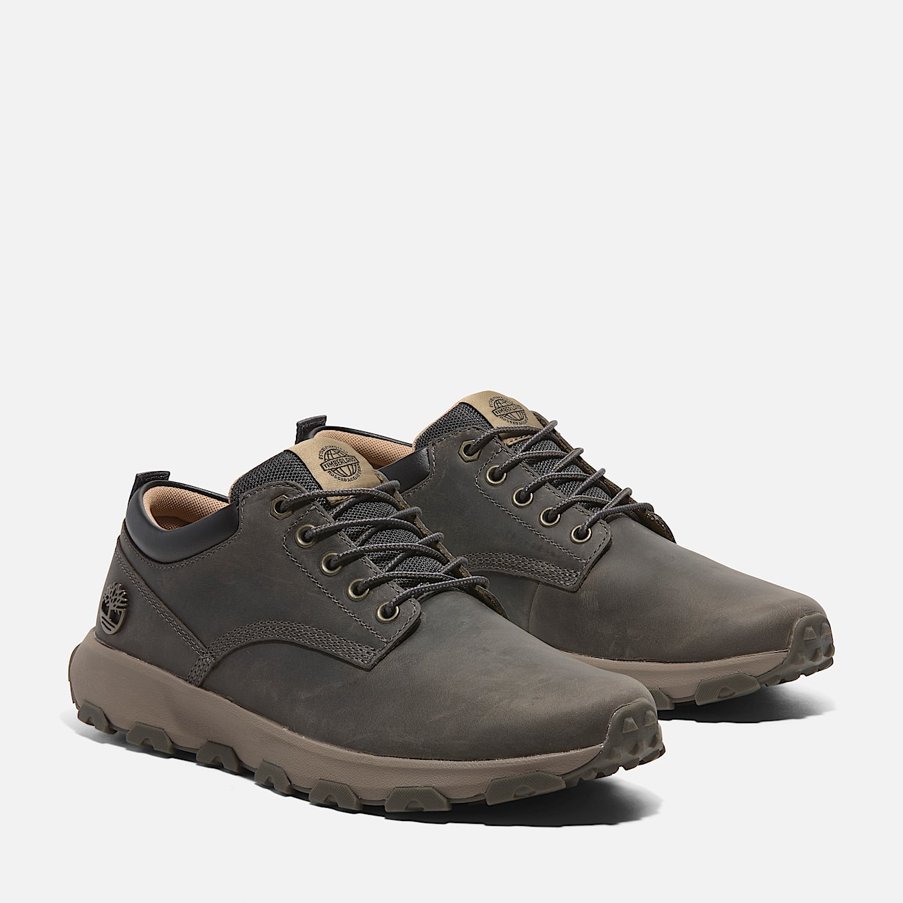 Winsor Park Low Lace Up Trainer for Men in Grey