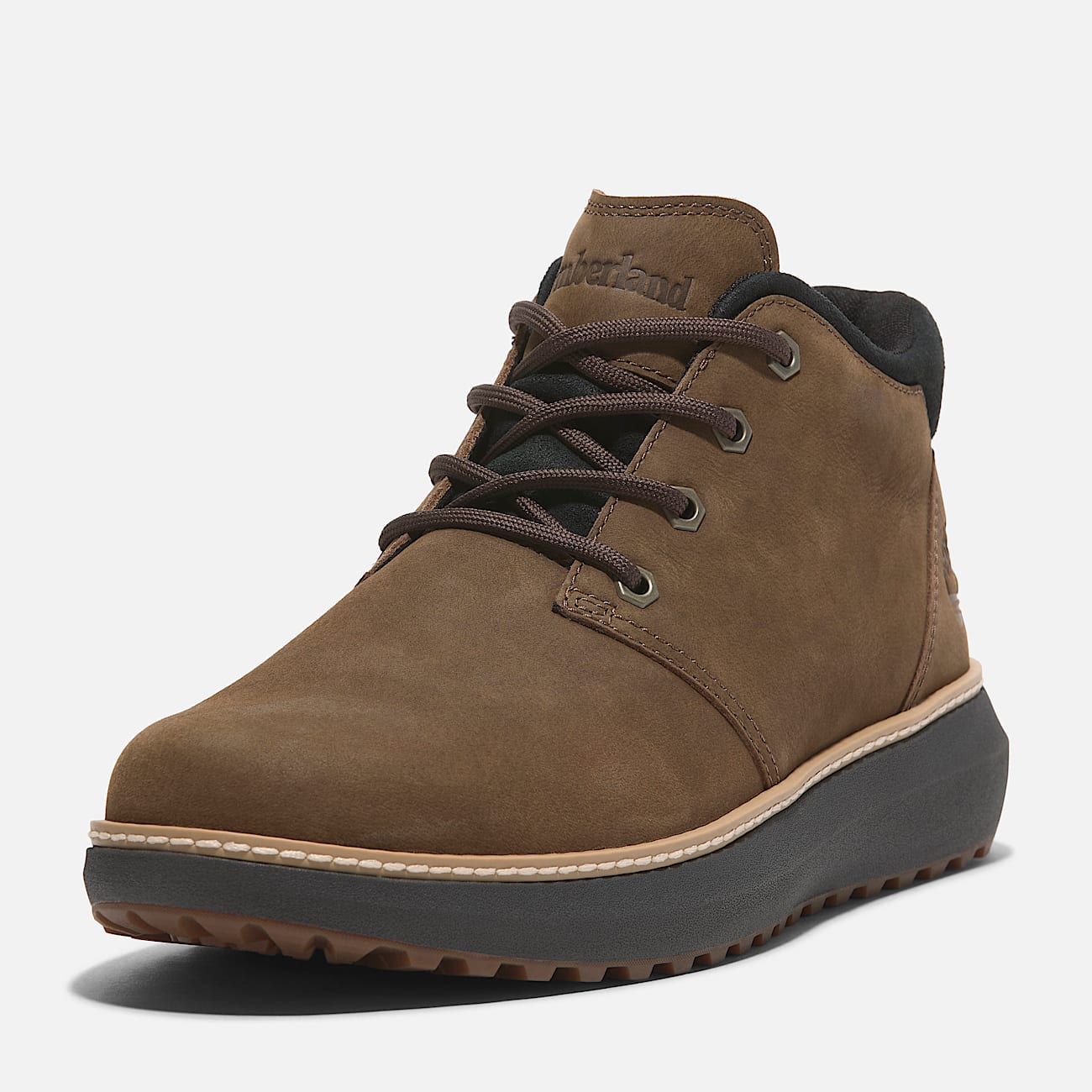 Hudson Road Mid Lace Up Chukka Boot for Men in Brown