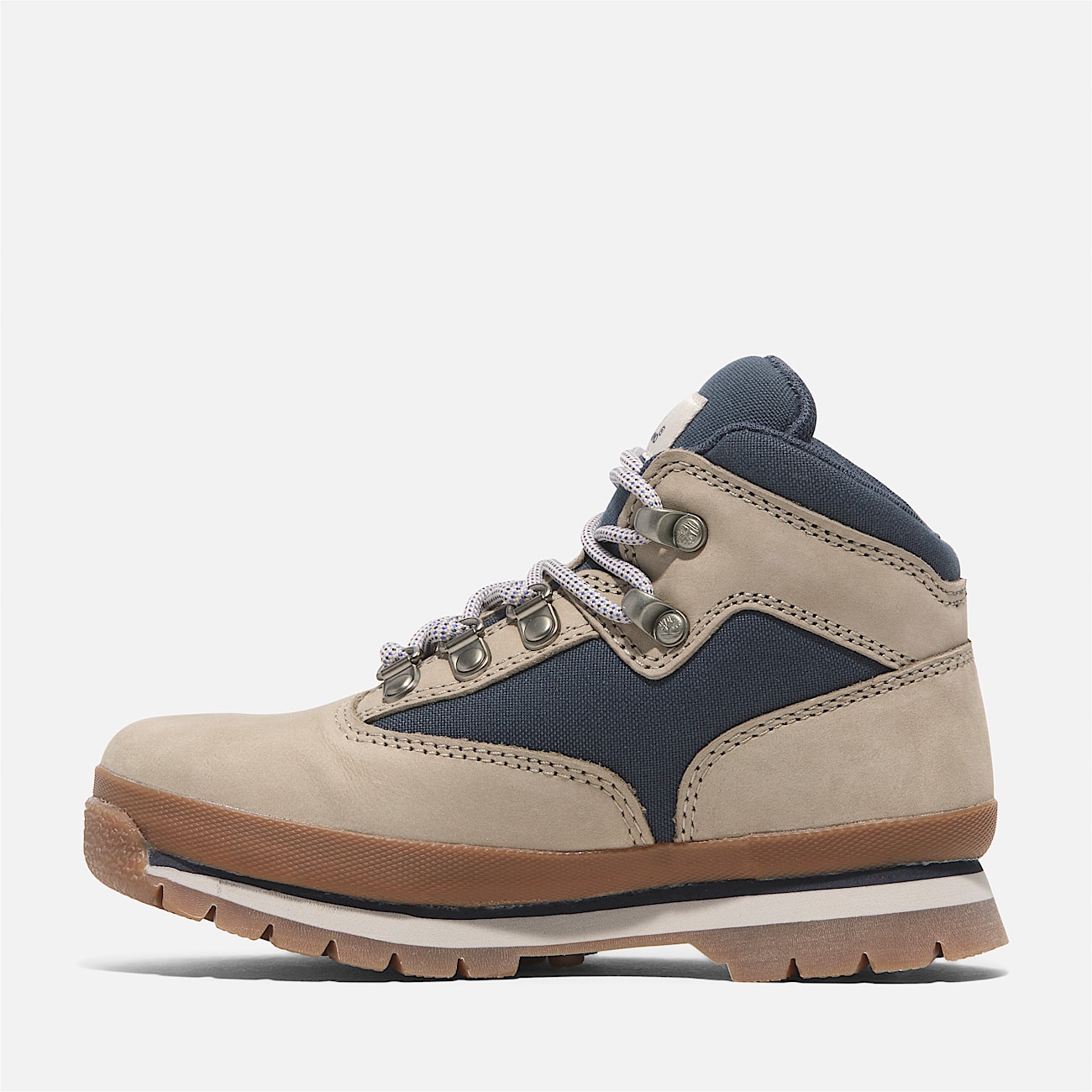 Euro Hiker Mid Lace Up Boot for Youth in Beige