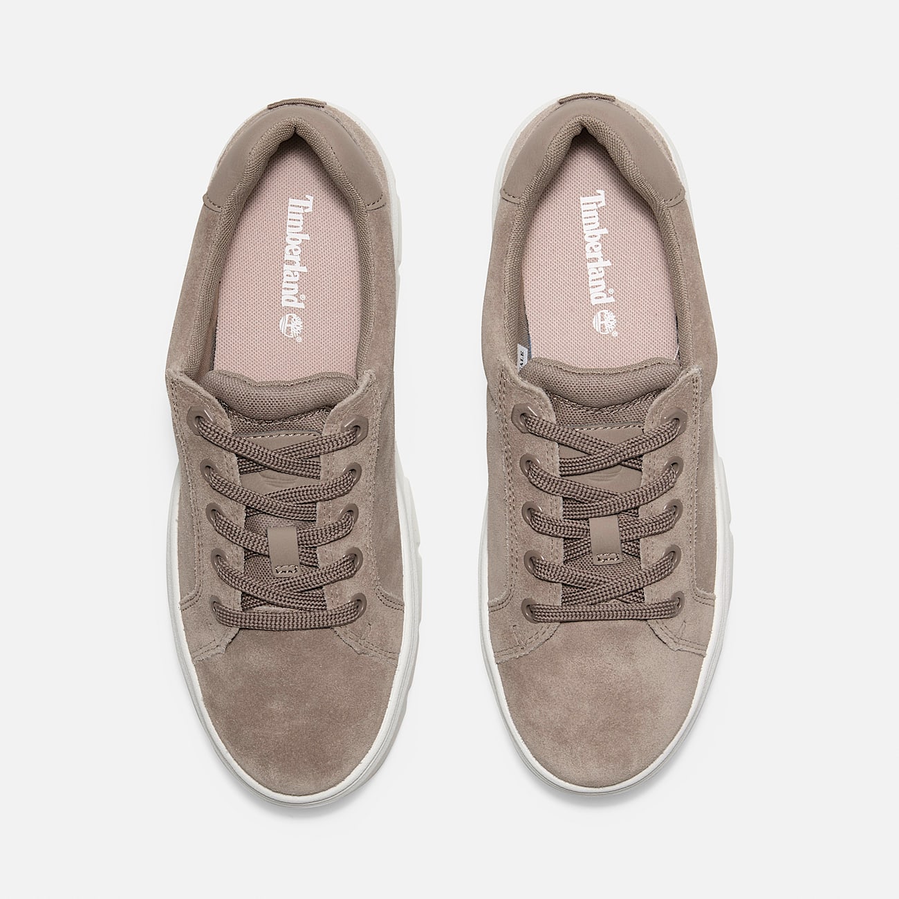Baskets basses a lacets Laurel Court pour femme en daim beige