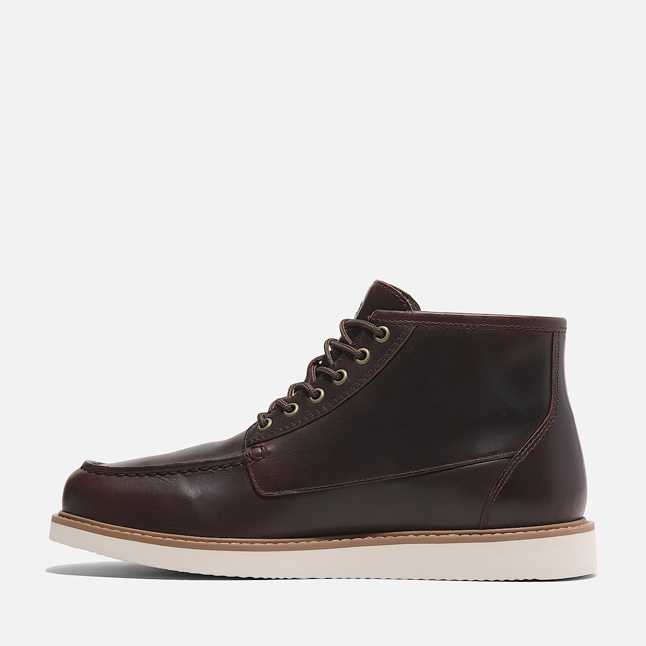 Newmarket Mid Lace-Up Chukka Boot for Men in Dark Brown