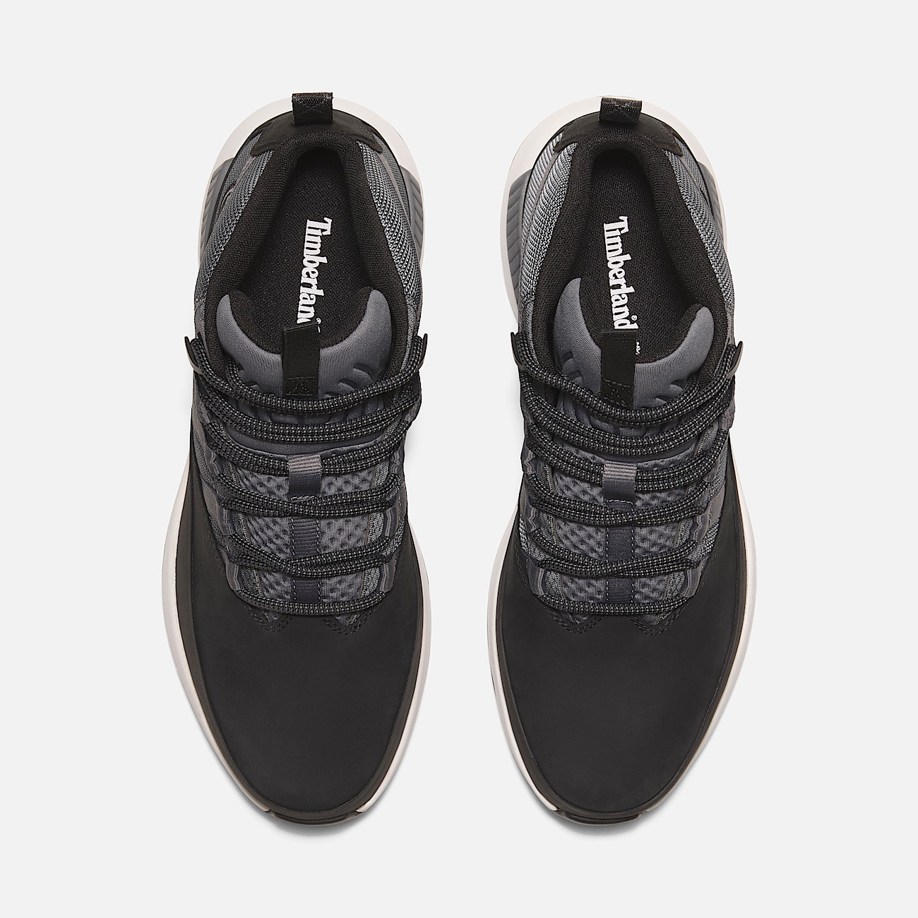 Euro Trekker Low Lace Up Trainer for Men in Black Grey
