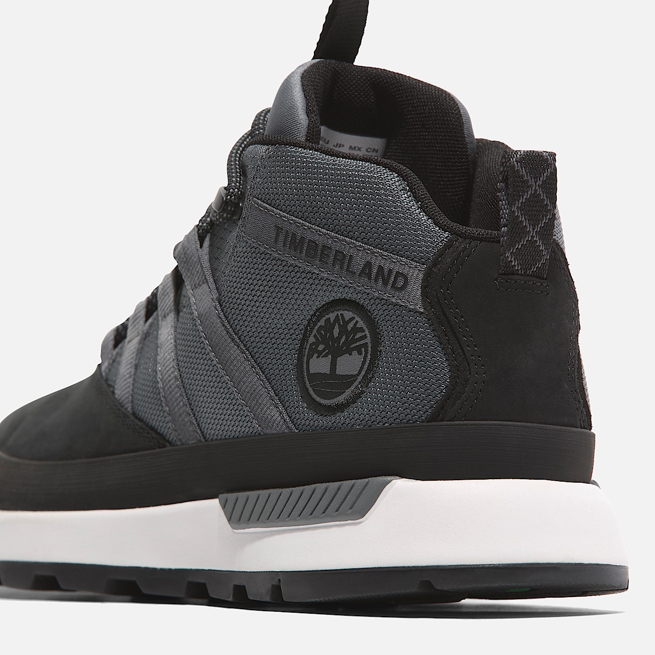 Baskets basses a lacets Euro Trekker pour homme en noir et gris
