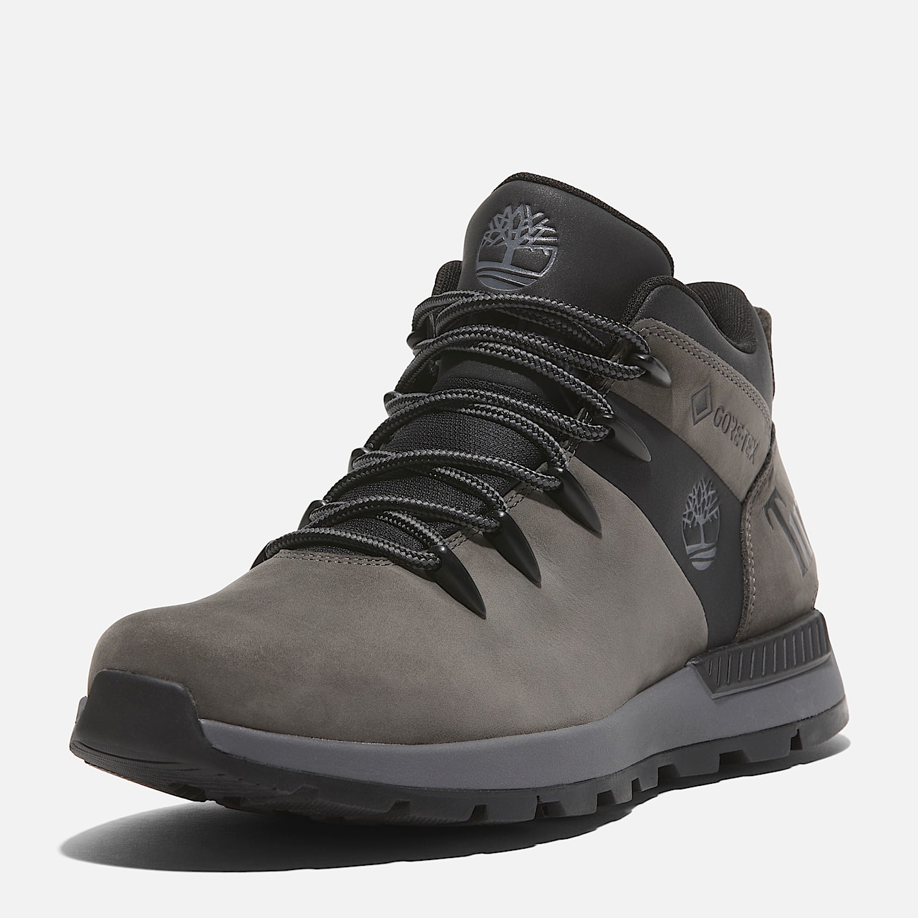 Sprint Trekker Mid Lace Up Waterproof Trainer for Men in Grey