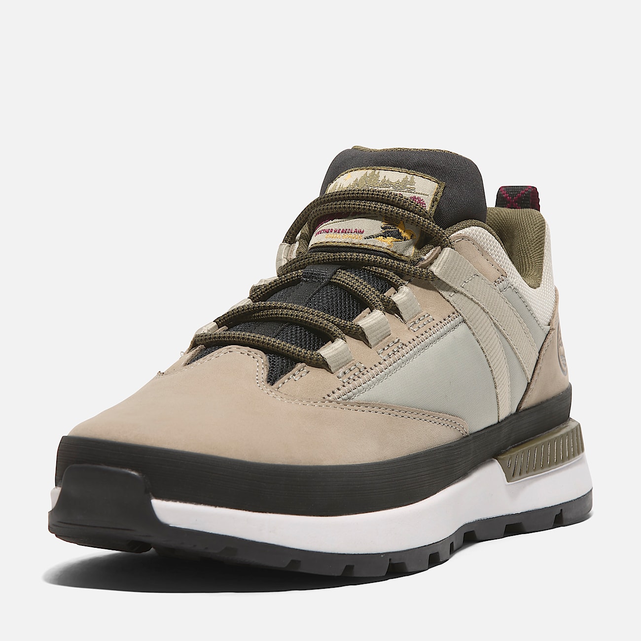 Euro Trekker Low Lace Up Trainer for Men in Beige