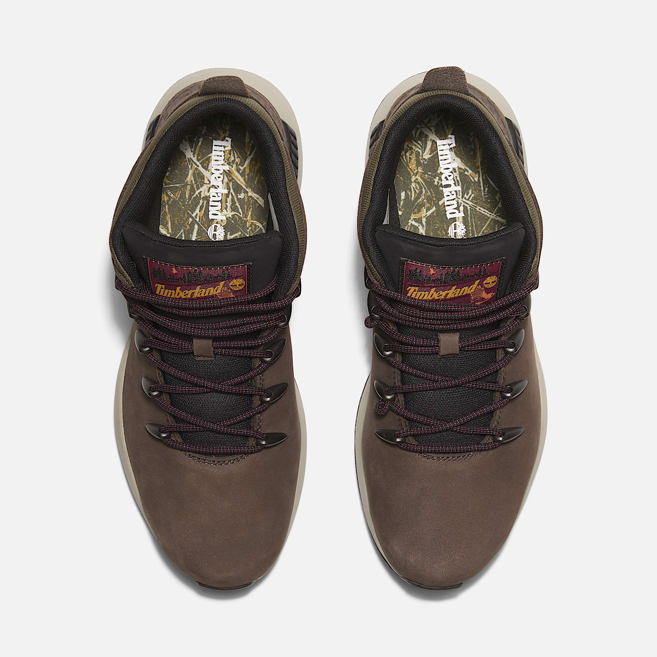 Sprint Trekker Mid Lace Up Trainer for Men in Dark Brown