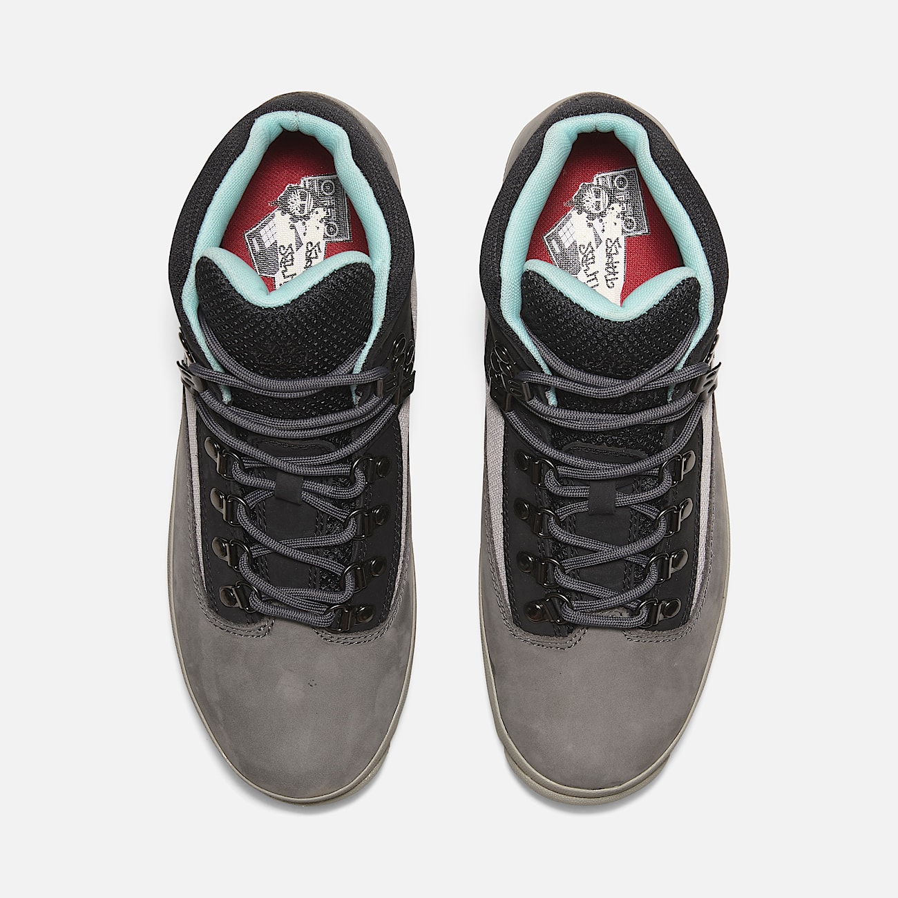 Euro Hiker Lace up Boot for Men in Grey
