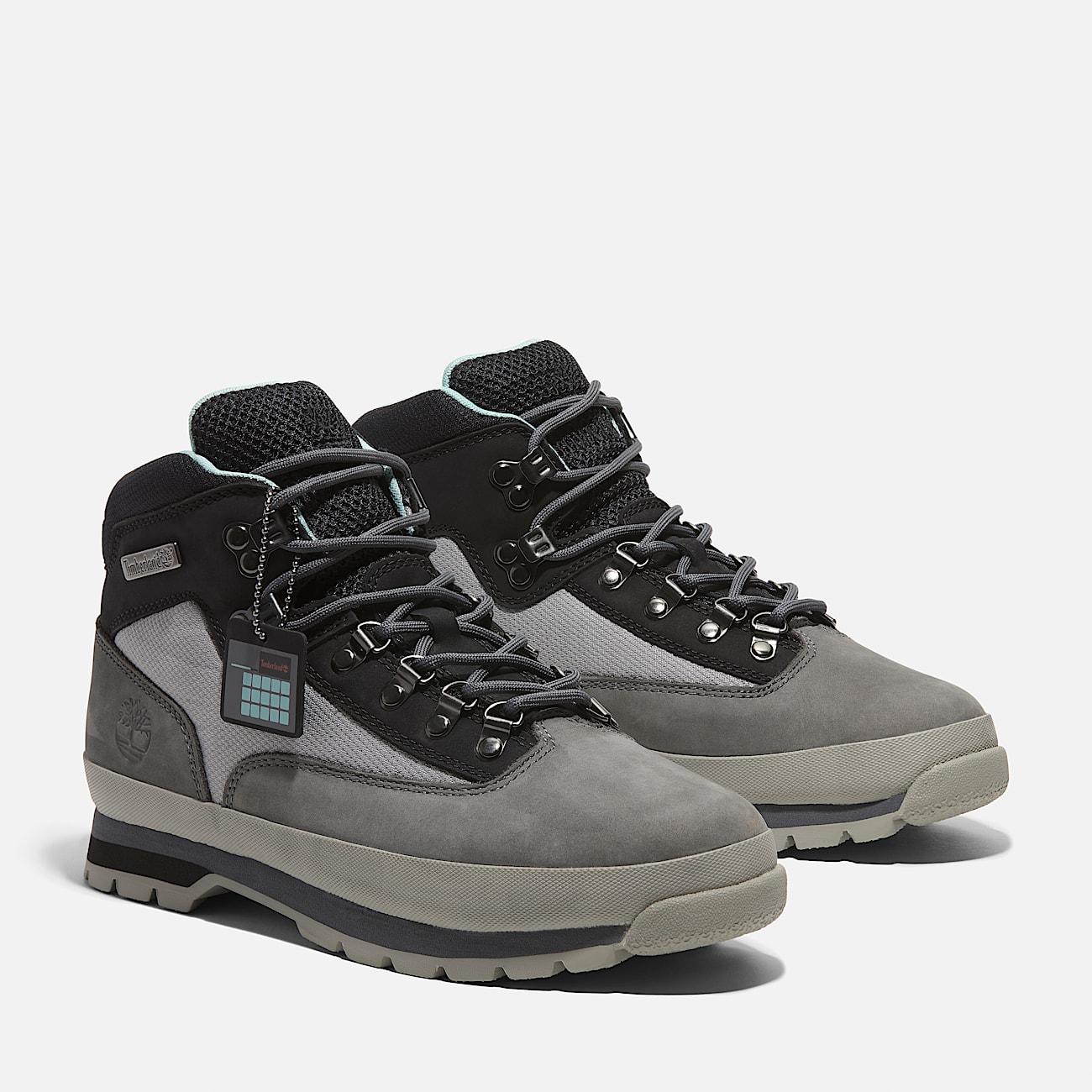 Euro Hiker Lace up Boot for Men in Grey