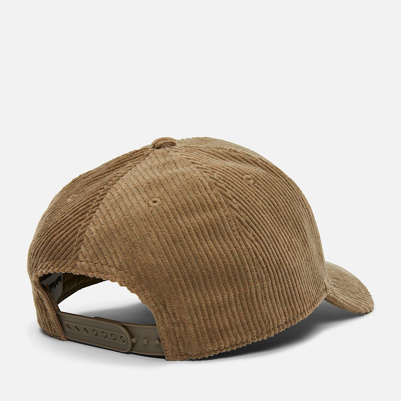 Casquette en velours cotele unisexe en marron
