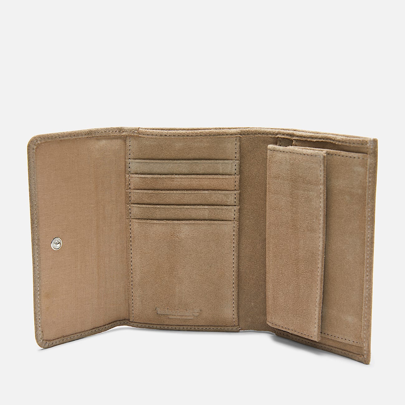 Portefeuille a rabat unisexe en beige