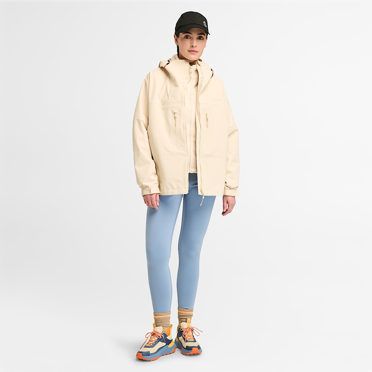 Polartec Full zip Fleece for Women in Beige