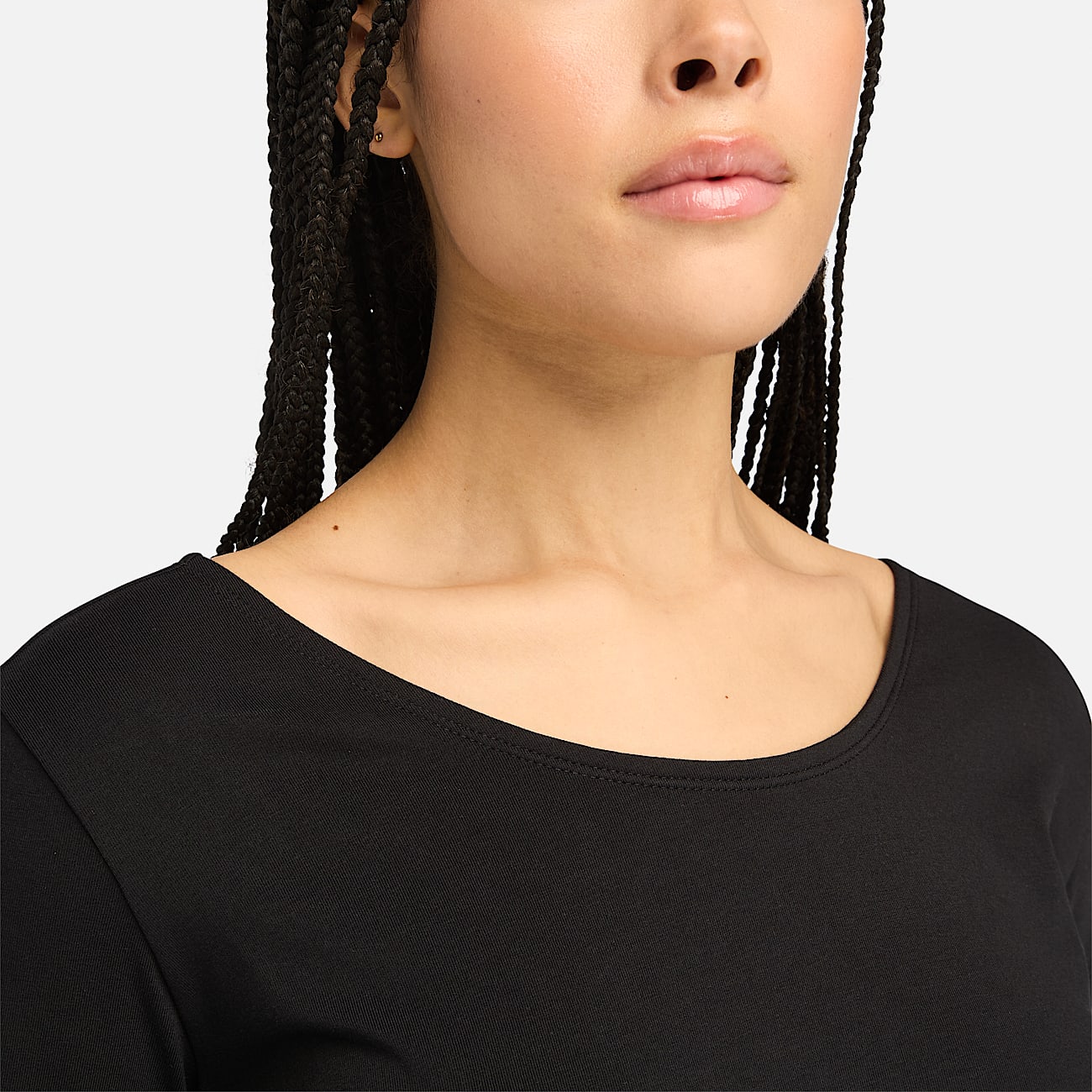 T shirt wijde hals dames outlet