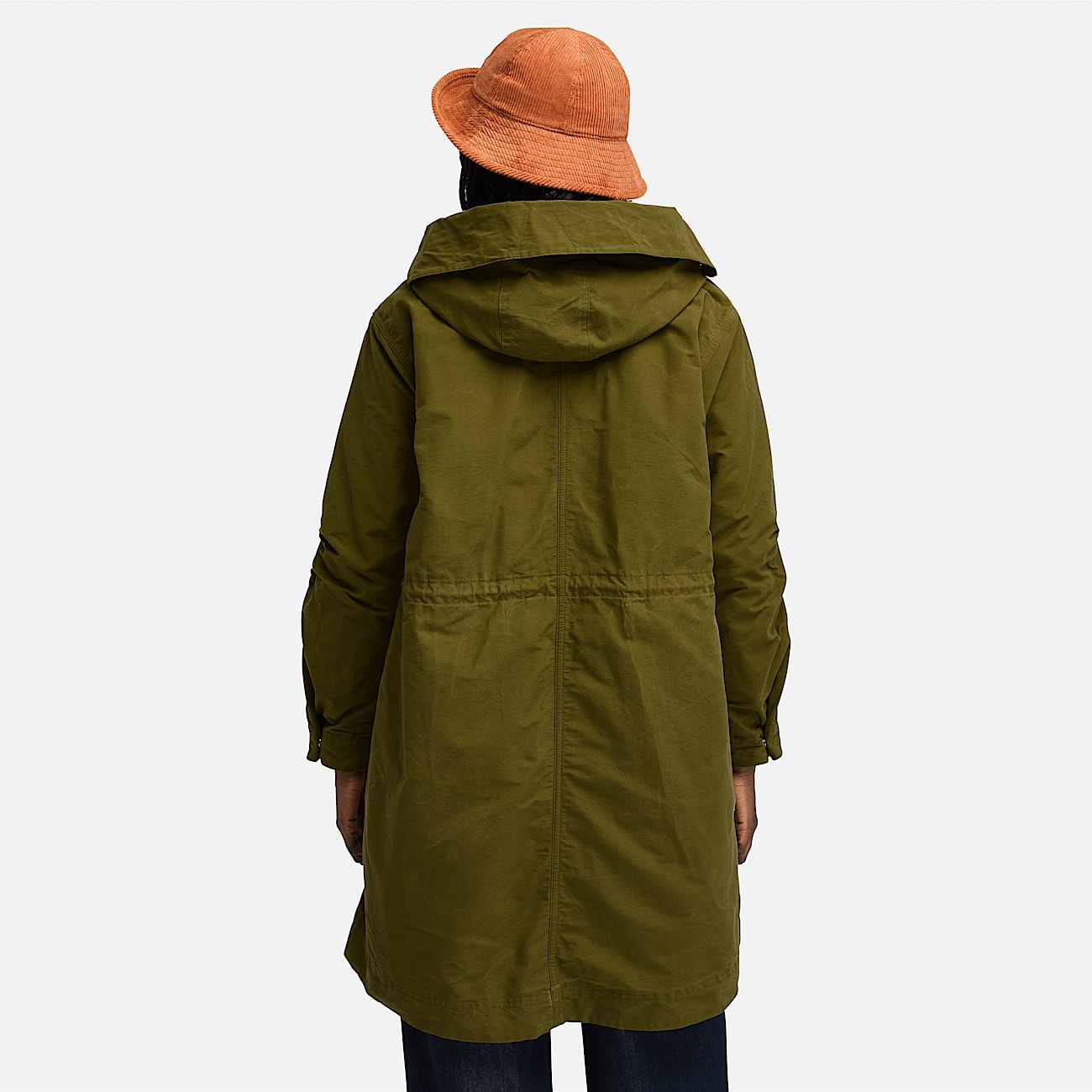 Light Insulated 2 In 1 City Parka for Women in Green