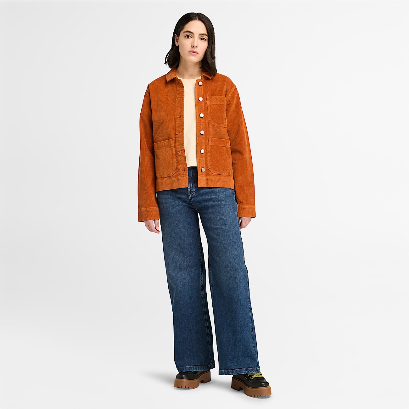 Jacket with orange inside shop
