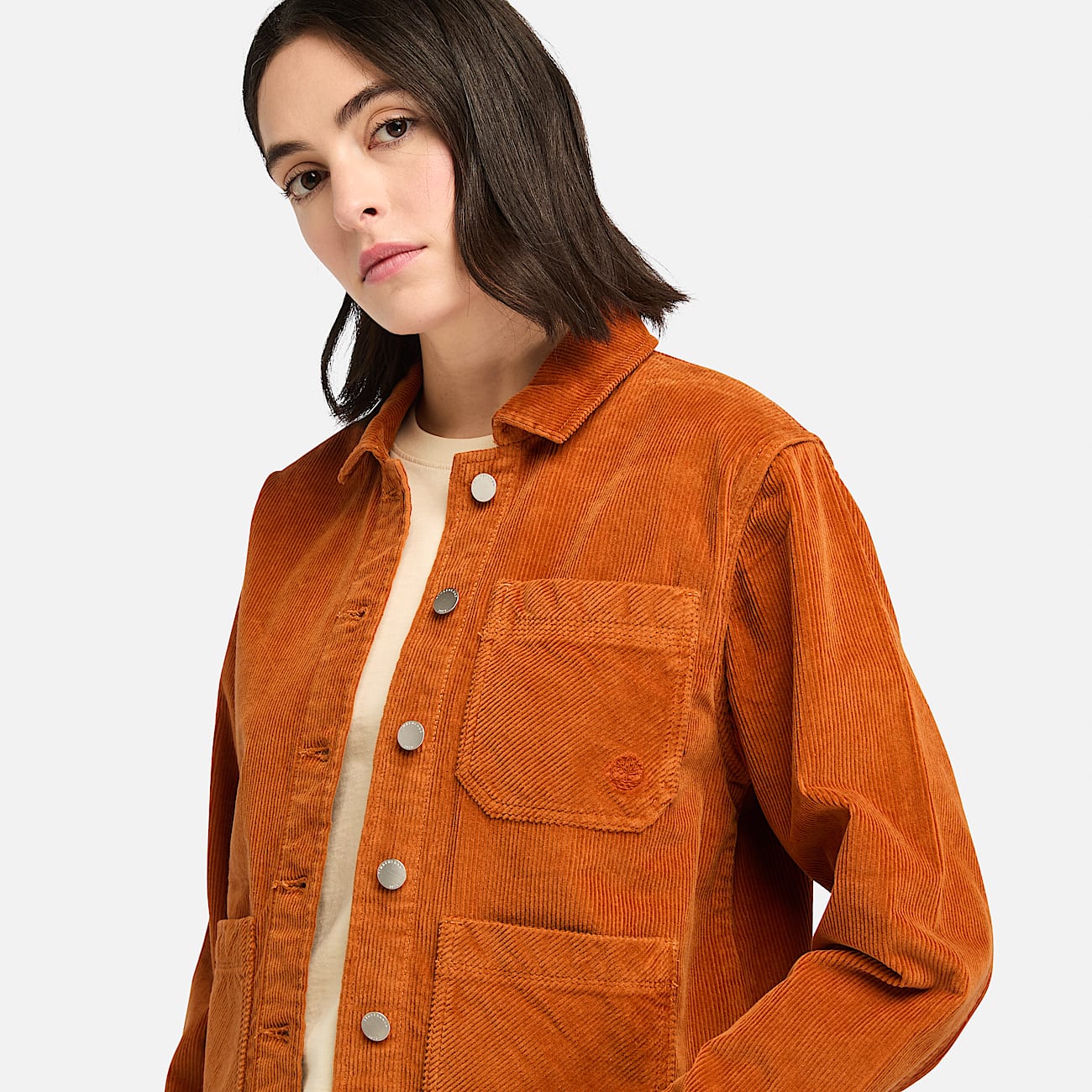 Corduroy jacket orange 2025