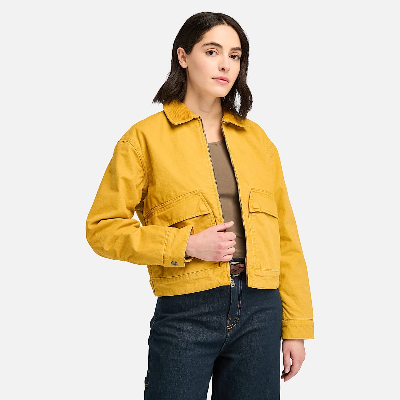 Cotton canvas jacket women's hotsell