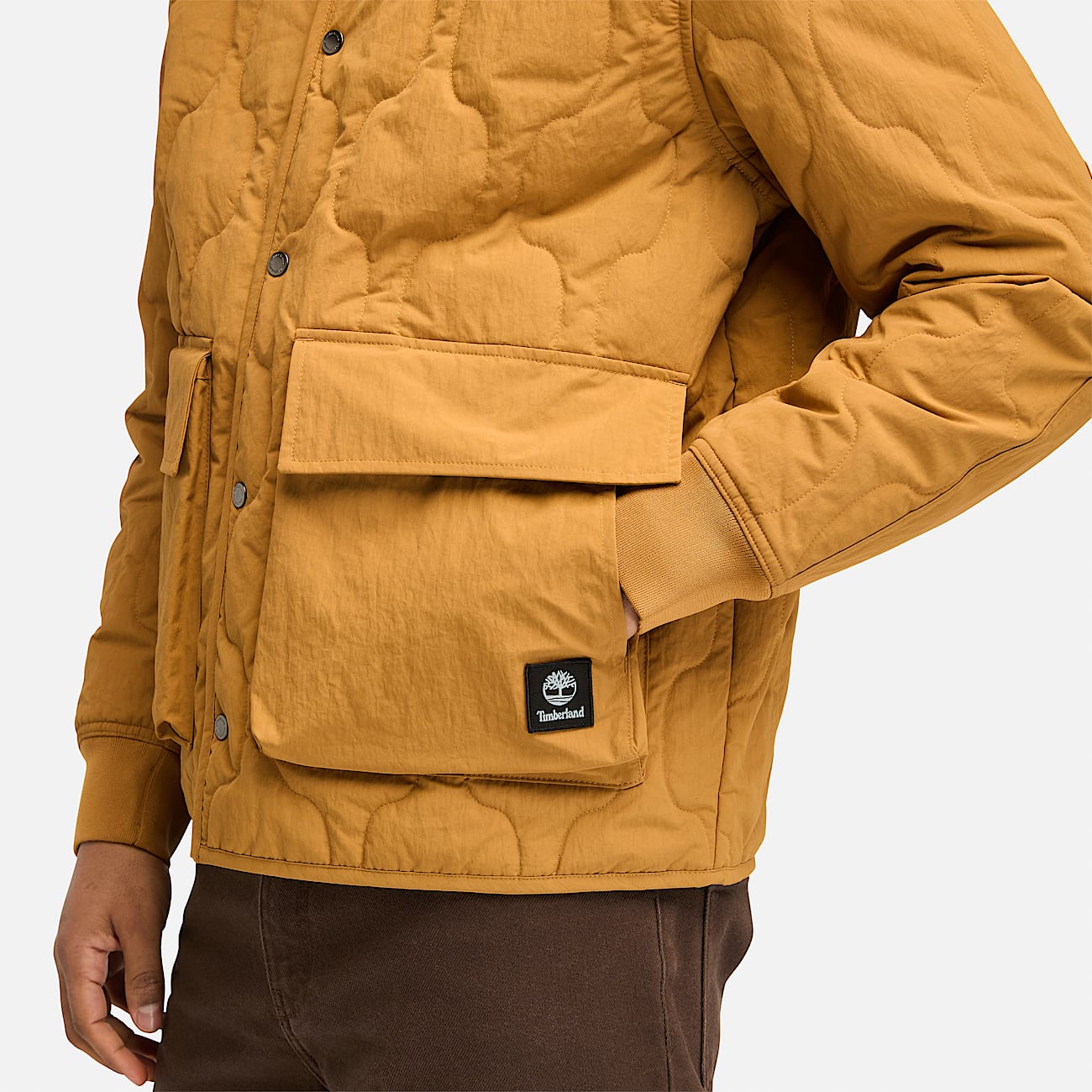 Timberland quilted jacket mens sale