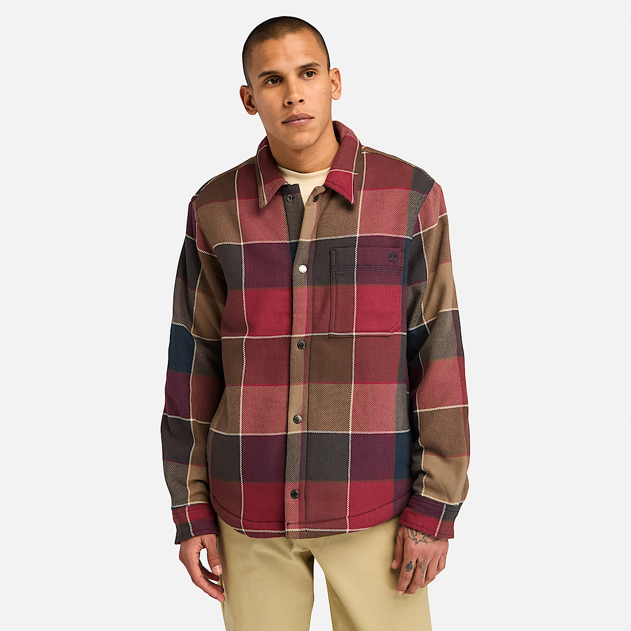 Timberland flannel jacket discount