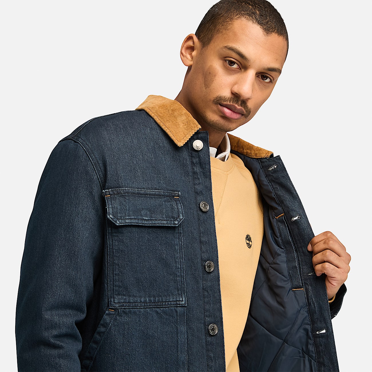 Denim jacket uomo top