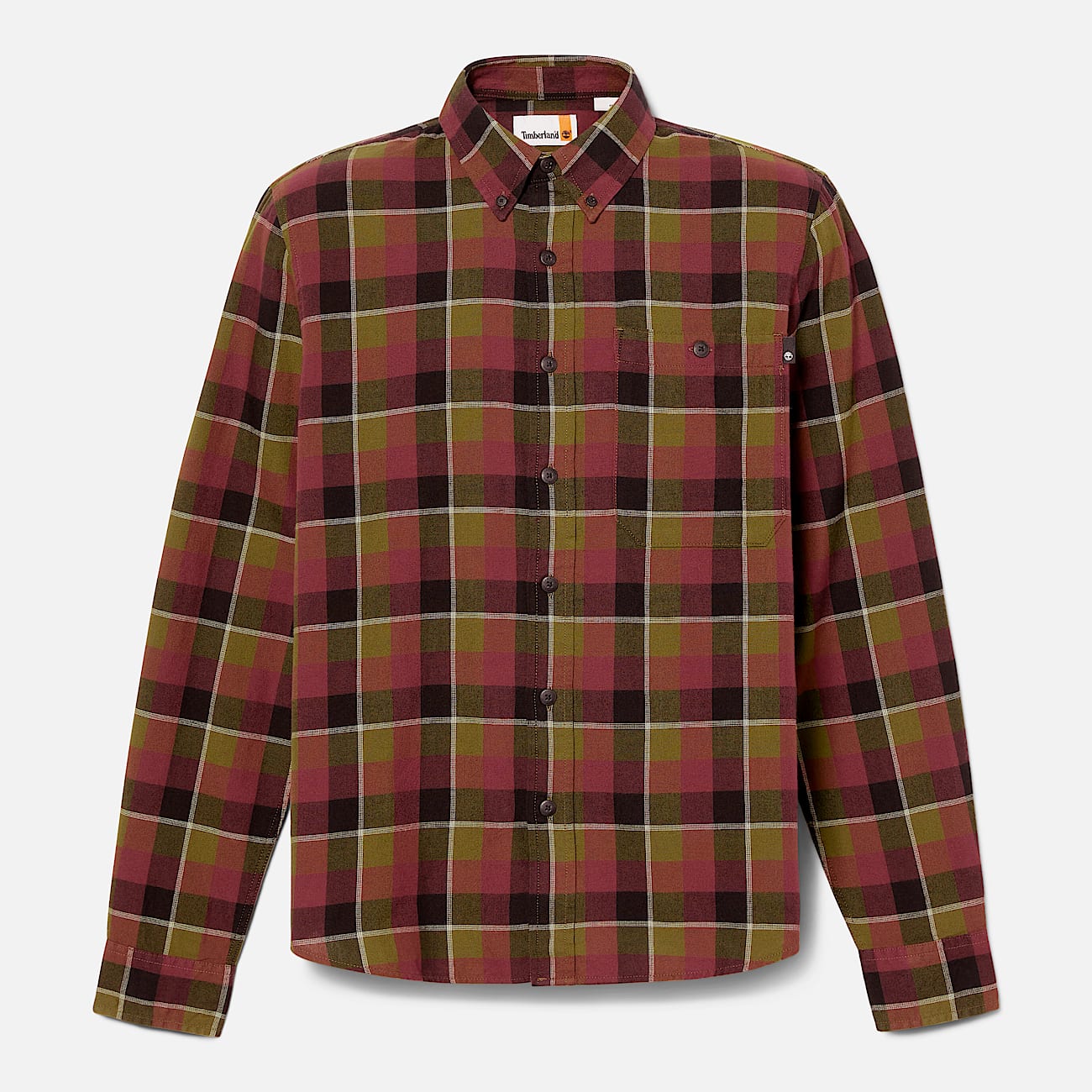 Camicia a Quadri con Tecnologia SolucellAir da Uomo in verde