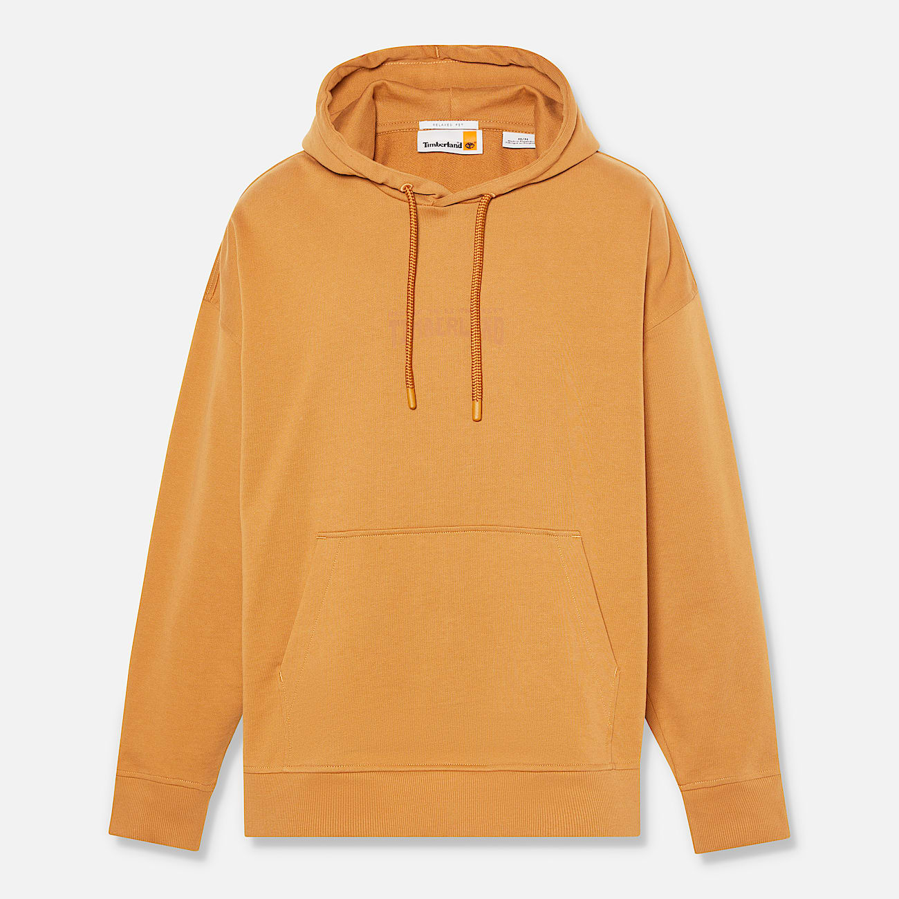 Orange timberland hoodie top