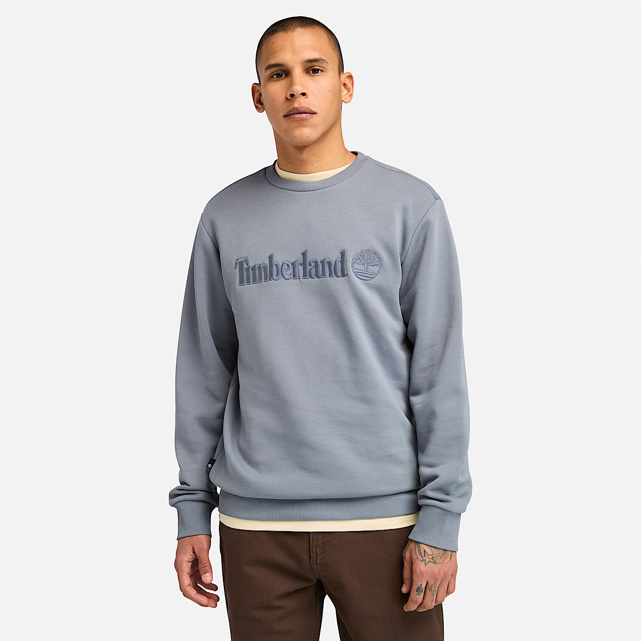 Timberland sweatshirt grey sale