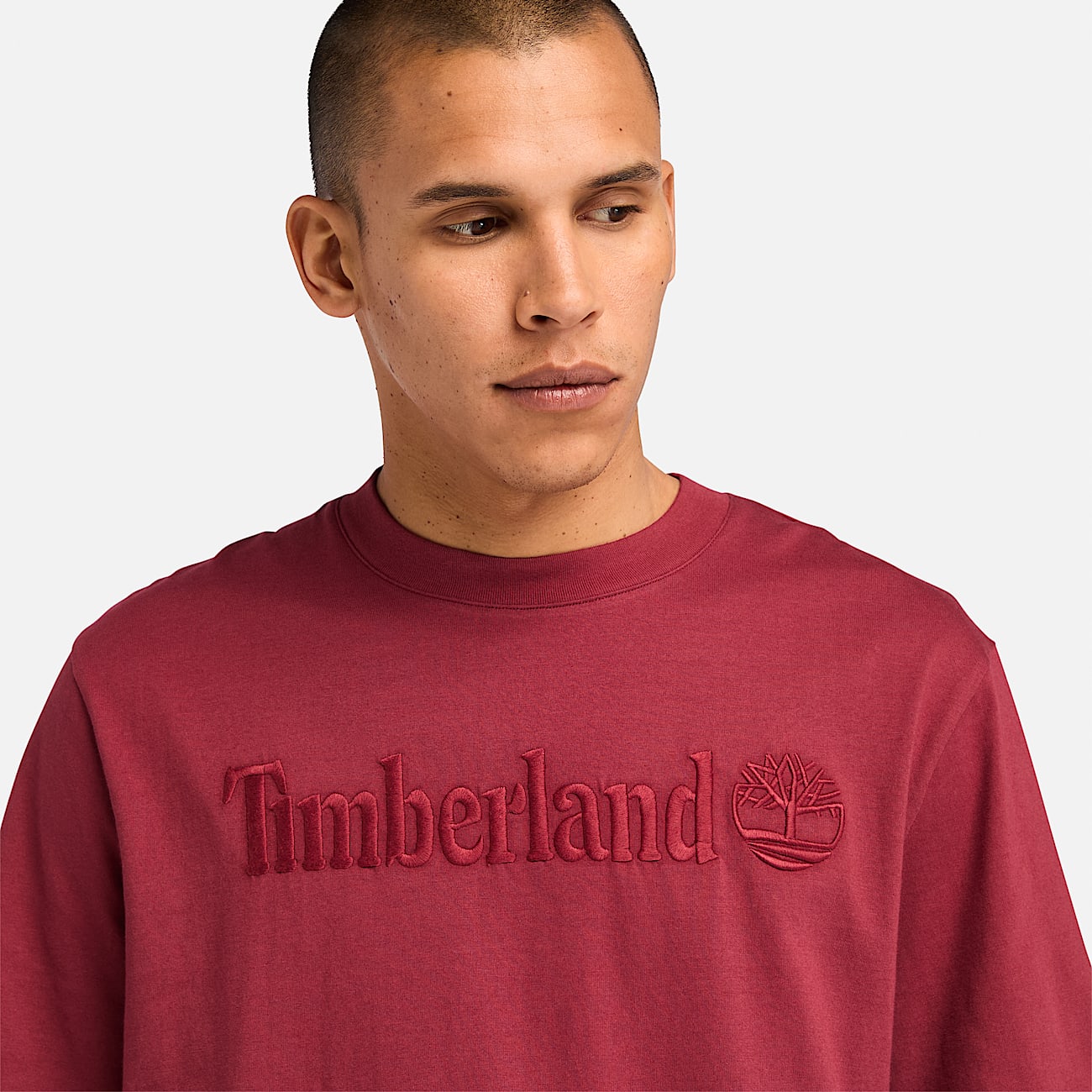 Hampthon Short Sleeve T-Shirt for Men in Red