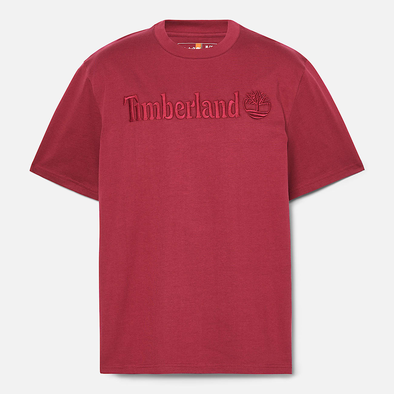 Hampthon T shirt met korte mouwen voor heren in rood