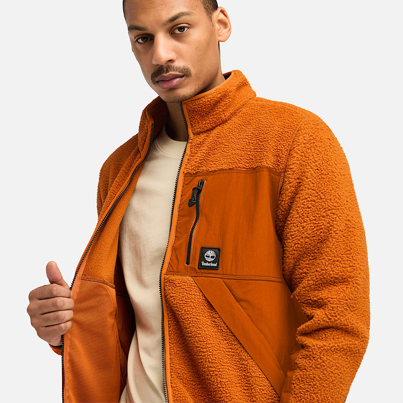 Mens orange fleece cheap