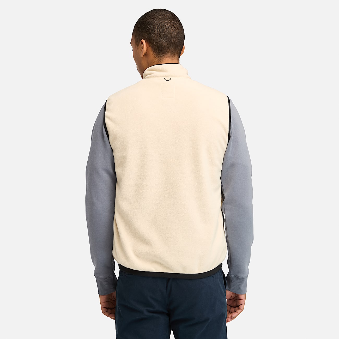 Doudoune sans manche beige homme 2025