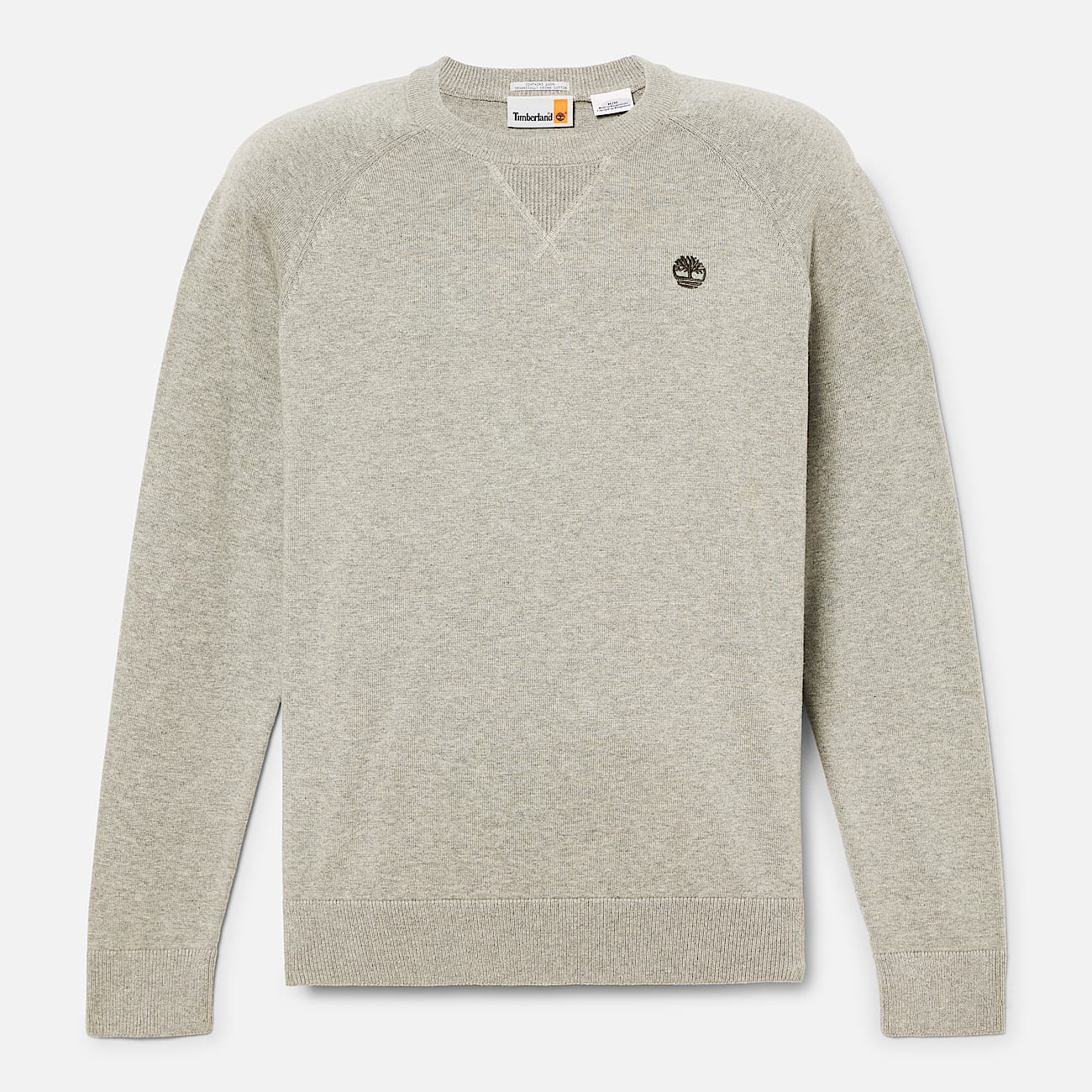 Williams River Cotton Raglan Jumper for Men in Grey