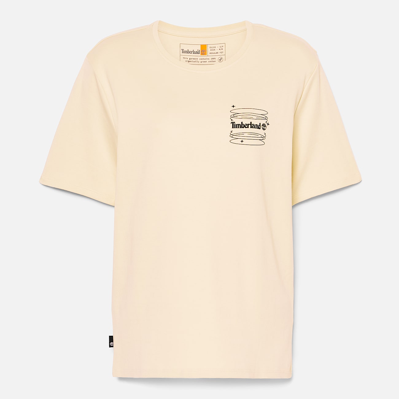 T shirt met print op rug dames shop
