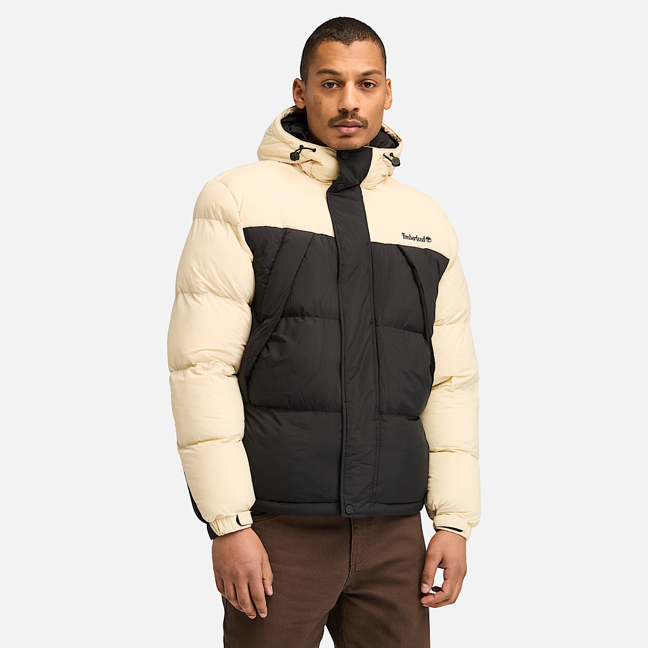 Beige puffer coat clearance
