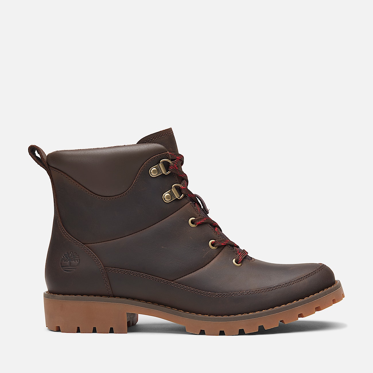 Bottine a lacets Ellendale pour femme en marron fonce