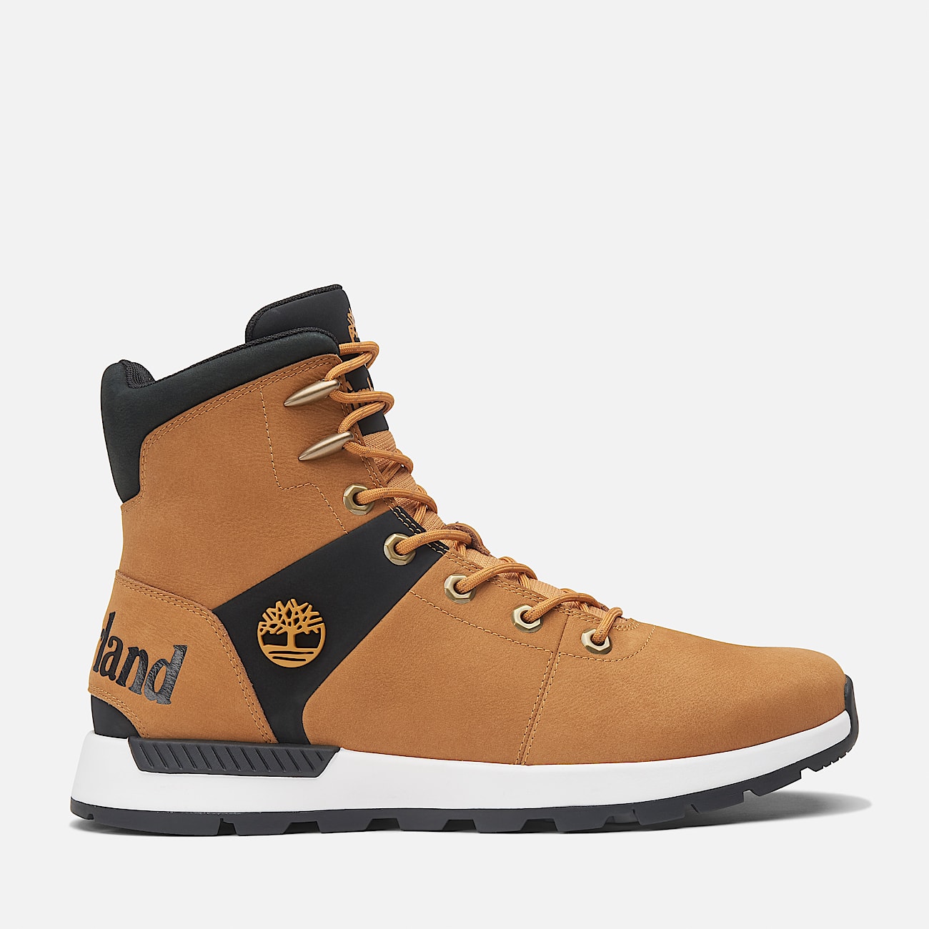 Sprint Trekker Mid Lace Up Sneaker for Men in Yellow