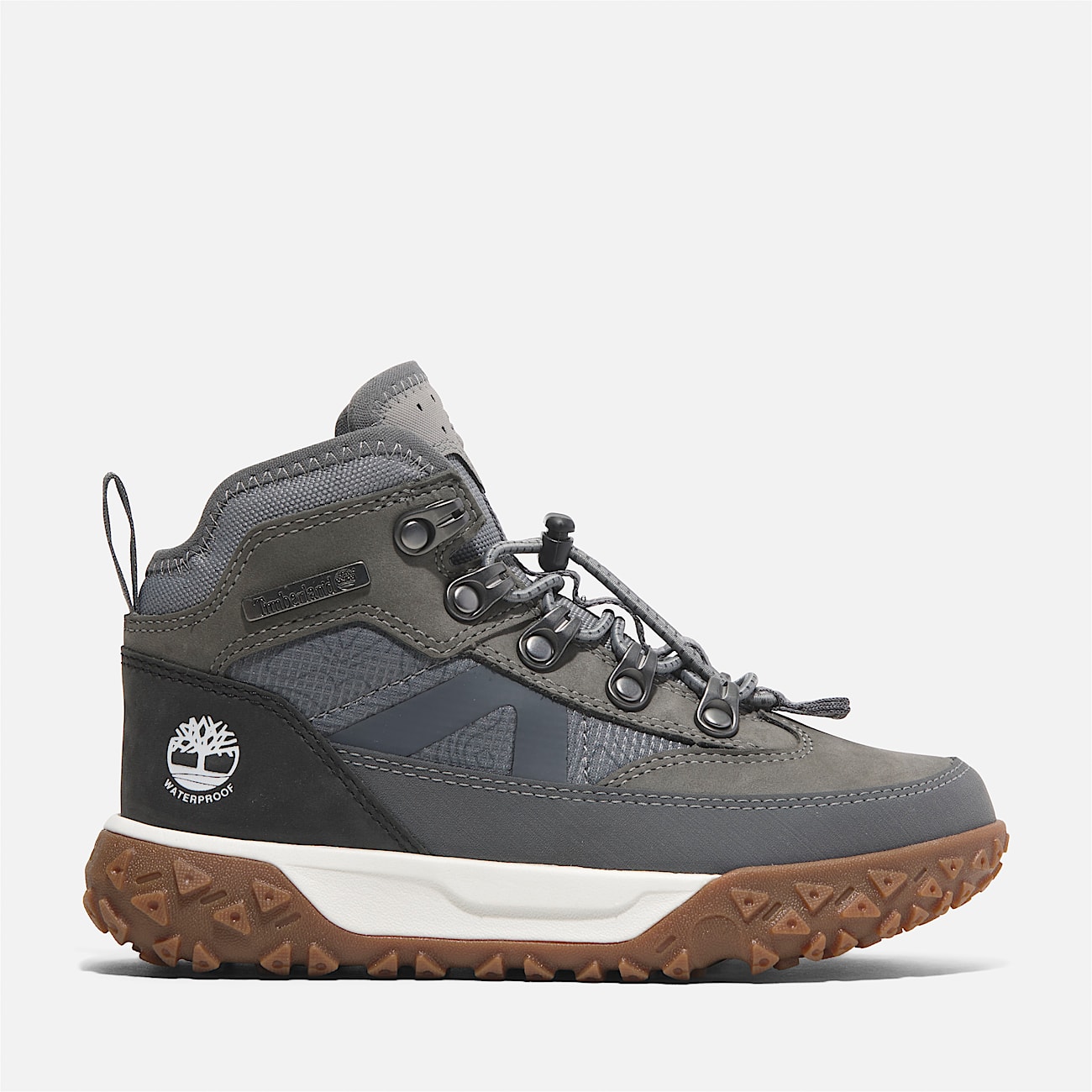 Grey timberlands junior outlet