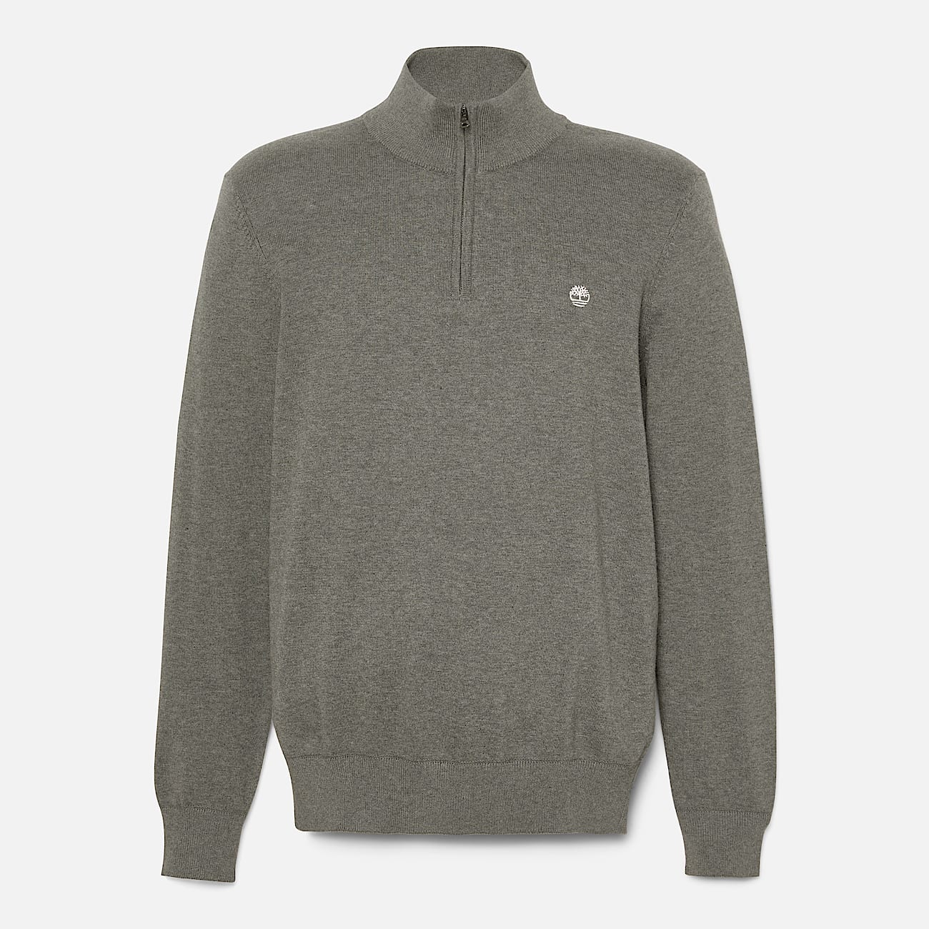 Williams River Quarter Zip Jumper for Men in Dark Grey