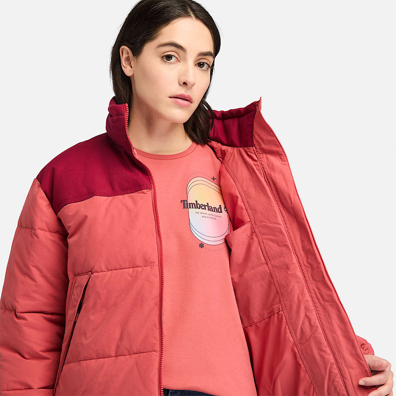Doudoune a isolation synthetique Welch Mountain pour femme en rose fonce