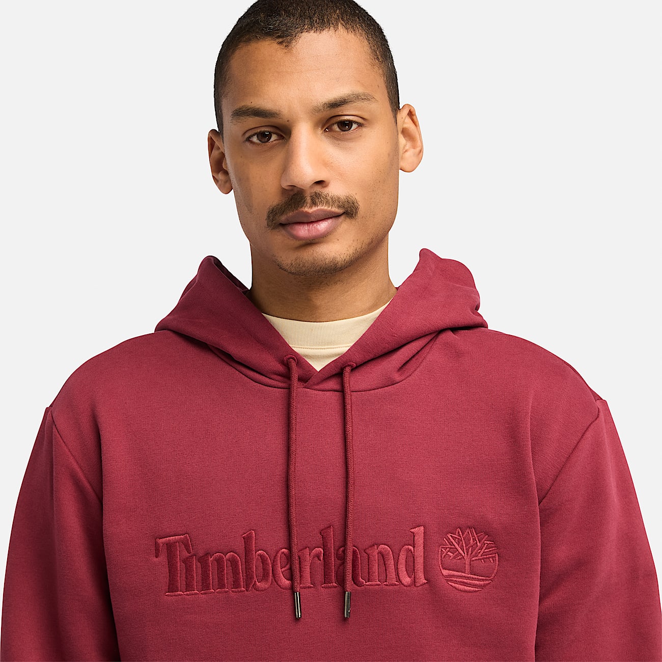 Hampthon Hoodie for Men in Red