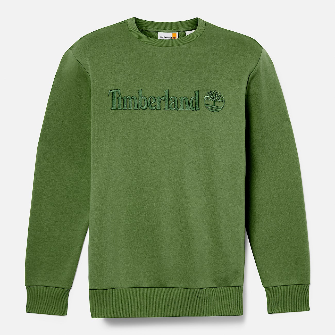 Hampthon Crew Neck Sweatshirt for Men in Dark Green