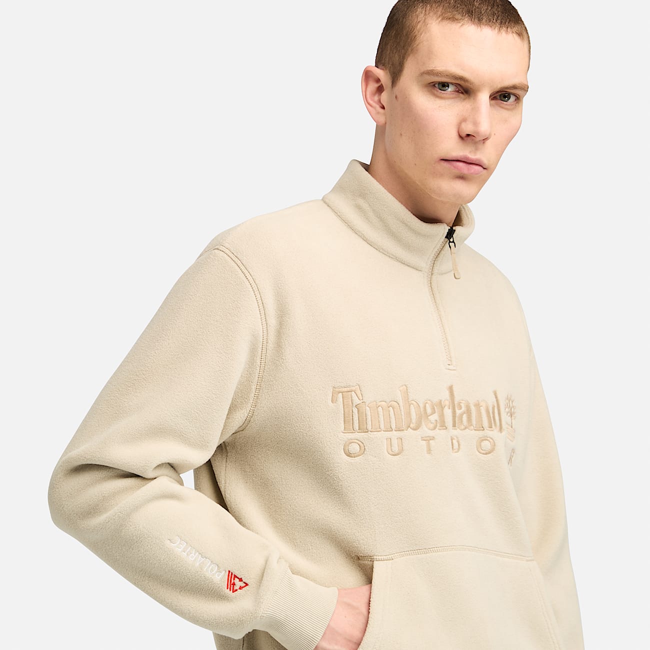 Timberland half zip jumper on sale