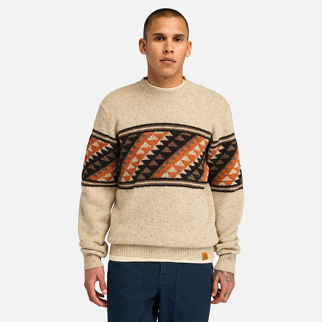 トップス 19AW kolor PATCHWORK FAIR ISLE SWEATE
