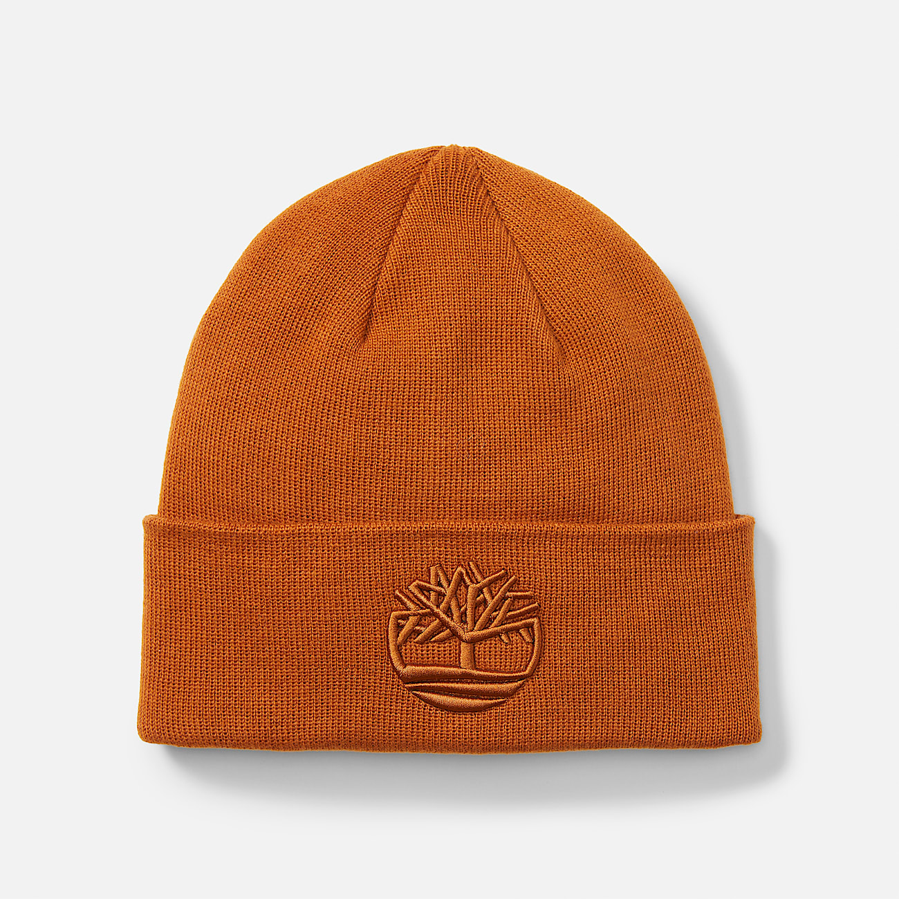 Bonnet avec broderie ton sur ton pour homme en orange
