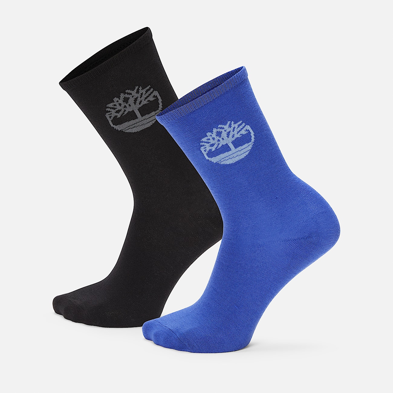 Lot de 2 paires de chaussettes thermiques epaisses Timberland unisexes en bleu
